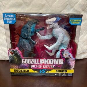 Godzilla X Kong: The New Empire Godzilla vs Shimo Exclusive Figures Set - New